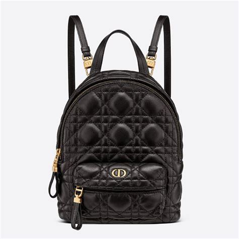 mini dior backpack black cannage lambskin|Dior lambskin mini bag.